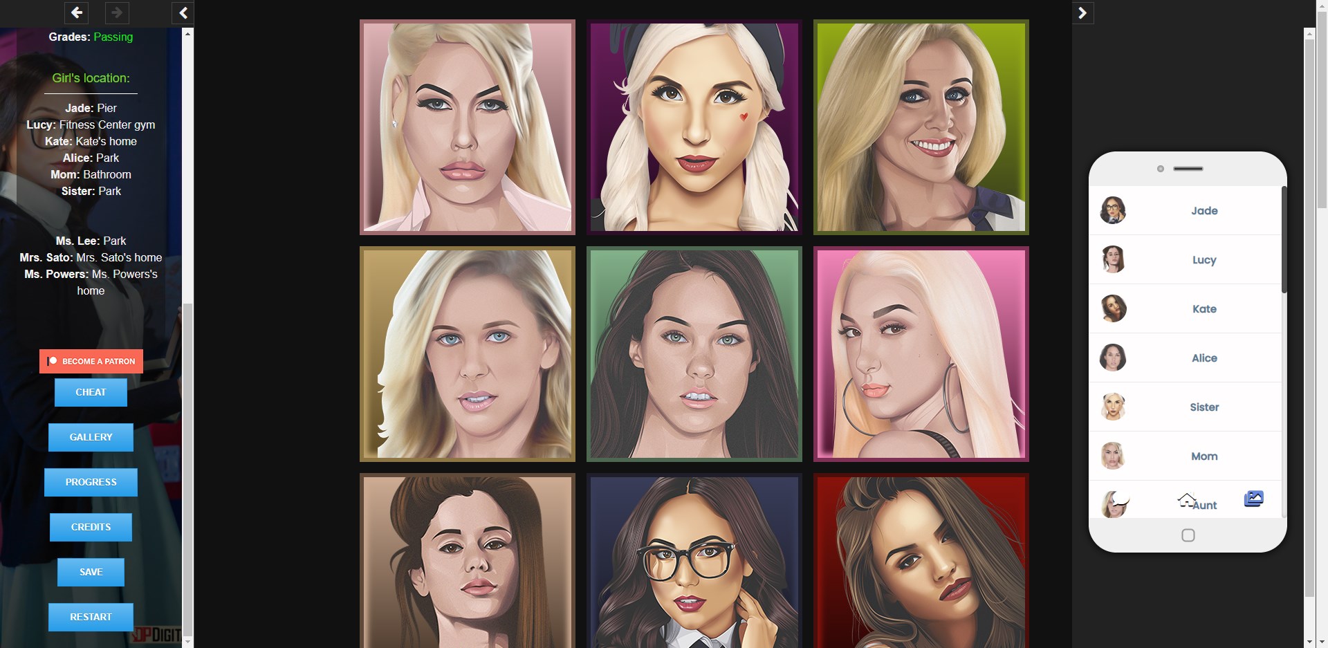 [SKG/真人/HTML] 成为某人/Become Someone v1.70 浏览器汉化 [9.3G/FM/WY]