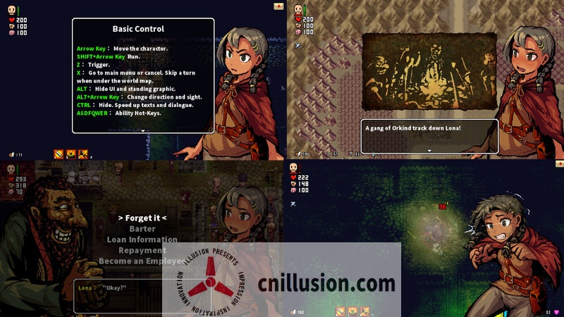 【黑暗RPG/中文/动态】洛娜的世界RPG/LonaRPG V0.9.8.5.0 官方中文步兵版【500M】【微云网盘/直链】