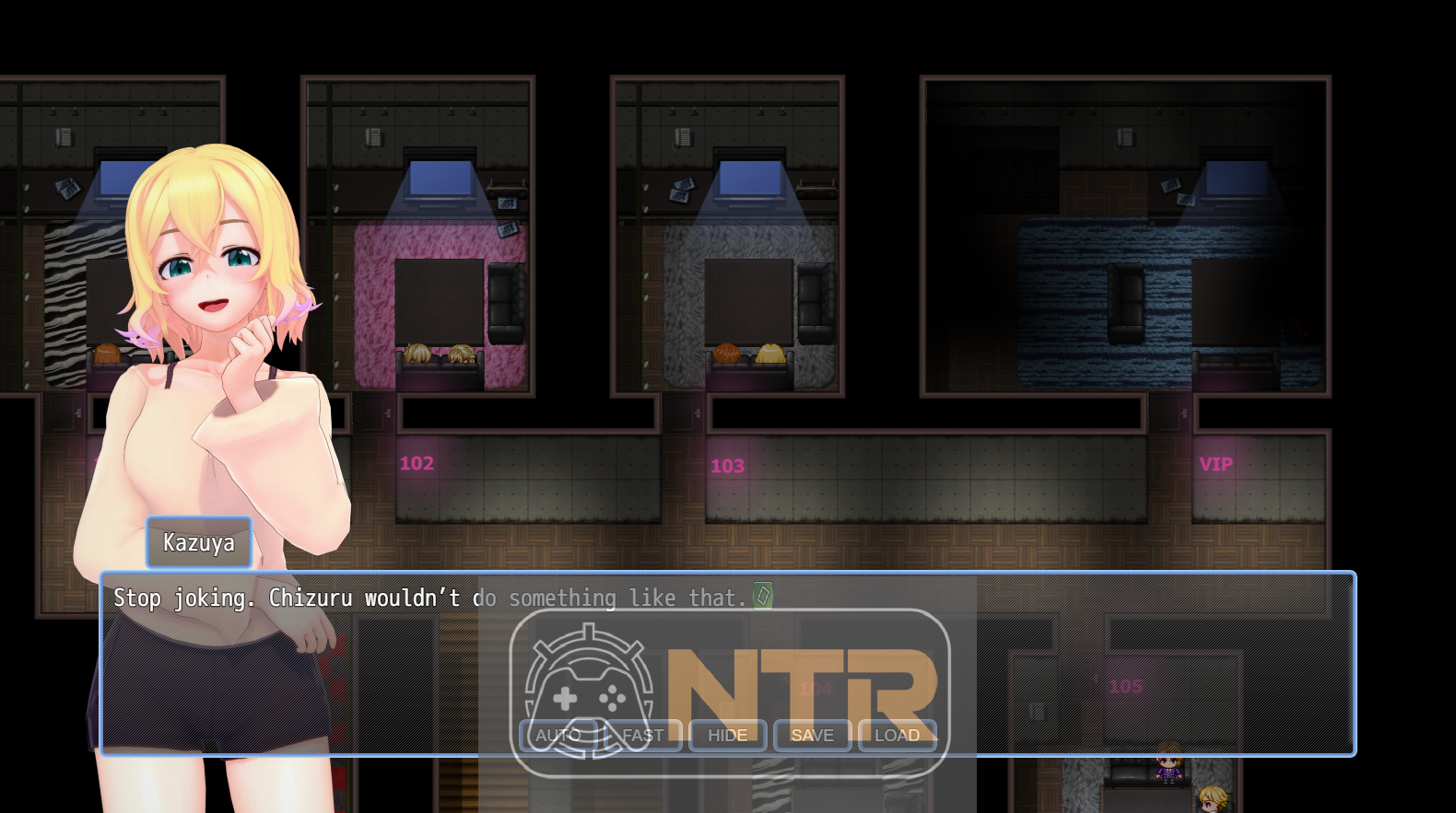 
[RPG/官中/新作] NTR女友/NTR a Girlfriend v0.355 官方中文 [780M/FM/WY]

你将扮演和也，一位苦苦挣扎的大学生，他一方面要对朋友和家人撒谎，一方面又对梦想成为演员的租借女友千鹤产生了越来越深的感情。
当千鹤魅力四射的搭档海帮助她获得一个角色时，这究竟是出于好心……还是另有隐情？
与此同时，另一位女孩也出现，决心赢得和也的心。

[RPG/官中/新作] NTR女友/NTR a Girlfriend v0.355 官方中文 [780M/FM/WY]
[RPG/官中/新作] NTR女友/NTR a Girlfriend v0.355 官方中文 [780M/FM/WY]
