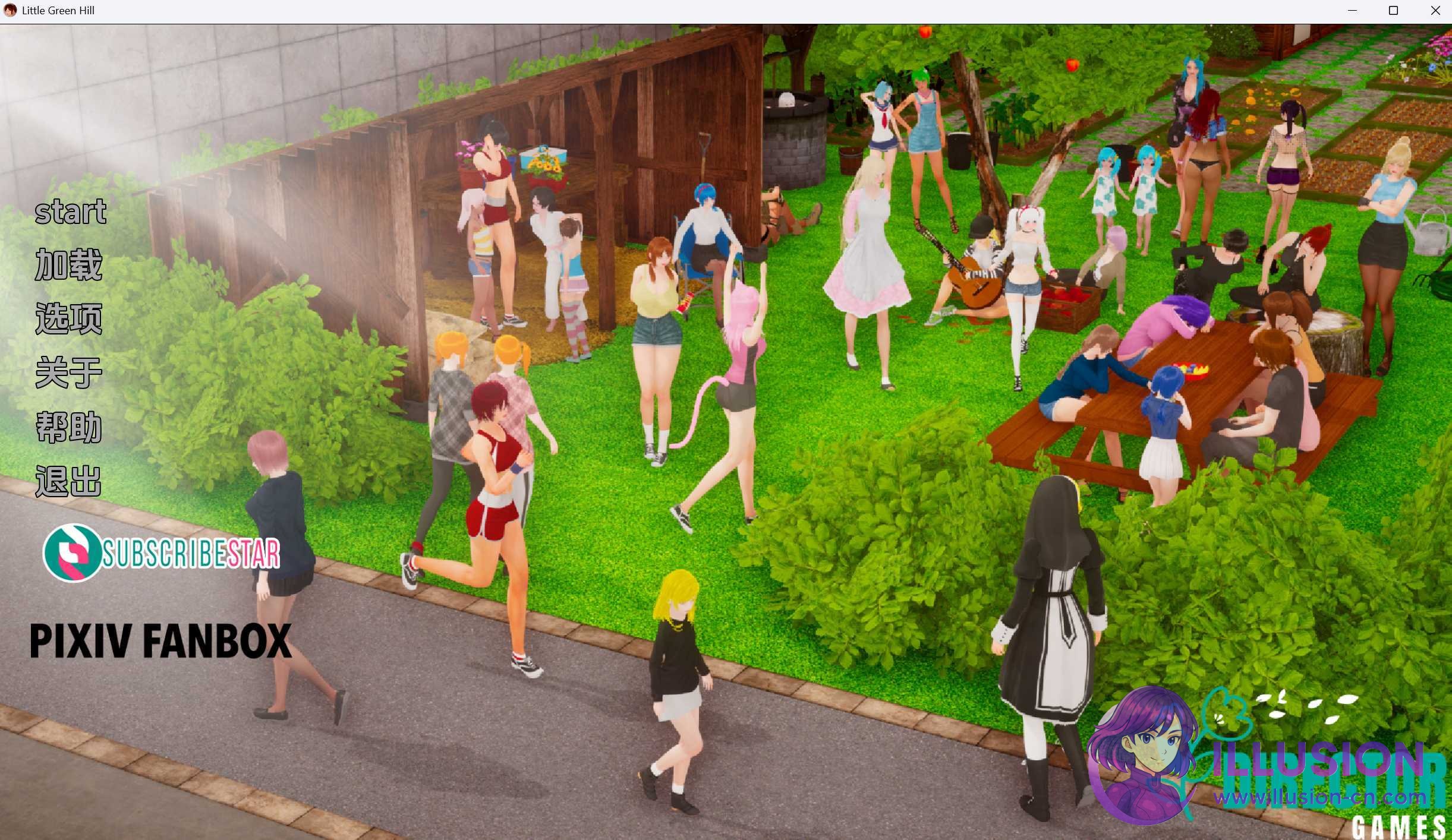 【亚洲风SLG/汉化/动态】小绿山/Little Green Hill Ver1.3 汉化中文版【PC+安卓/12G】【微云网盘/直链】