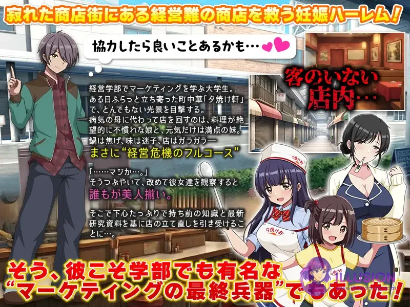 [新作RPG/汉化/后宫怀孕] 欢迎光临！街头中华 夕烧轩！ [いらっしゃいませ！町中華 夕焼け軒です！] [AI汉化版] [PC] [FM/百度/350M]